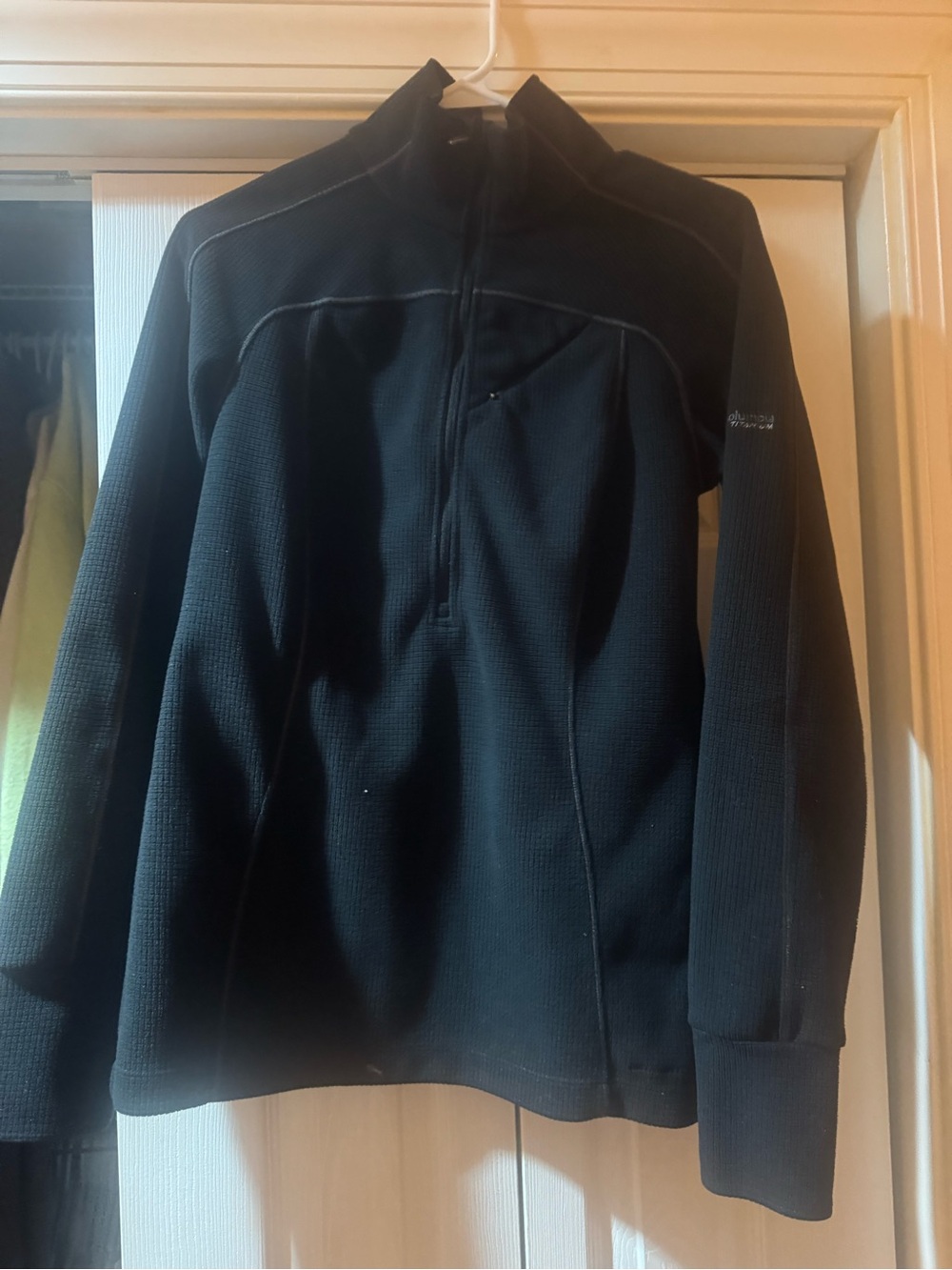 Columbia Black Women's Quarter-Zip Fleece Pullover
